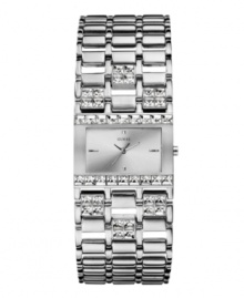 Get dazzled by this glamorous dress watch from GUESS. Get dazzled by this glamorous dress watch from GUESS.