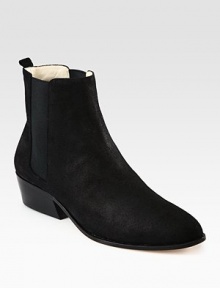 A traditional shape with elastic side gores, made from oiled Crosta leather for that well-aged look.Stacked heel, 1½ (40mm)Suede upperElastic side goresLeather lining and solePadded insoleImported A traditional shape with elastic side gores, made from oiled Crosta leather for that well-aged look.Stacked heel, 1½ (40mm)Suede upperElastic side goresLeather lining and solePadded insoleImported