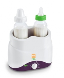 Skip the guesswork and put your little one's big appetite in good hands. This double-duty bottle warmer fits all sizes of bottles and warms them to just the right temperature with adjustable controls that give you peace of mind at mealtime. 1-year warranty. Model BC200BWM. Skip the guesswork and put your little one's big appetite in good hands. This double-duty bottle warmer fits all sizes of bottles and warms them to just the right temperature with adjustable controls that give you peace of mind at mealtime. 1-year warranty. Model BC200BWM.