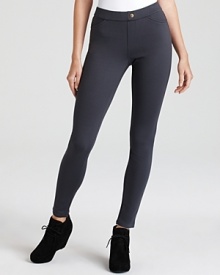 Double knit leggings that look like skinny pants! Pair with your favorite top for ultimate comfort and style. Double knit leggings that look like skinny pants! Pair with your favorite top for ultimate comfort and style.