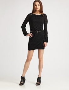 Featuring irresistibly alluring cutout shoulder details, this knit dress is a must-have this season.BoatneckLong sleevesCutout shoulder detailsPull-on styleAbout 22 from natural waist48% viscose/26% acrylic/26% woolDry cleanImported Model shown is 5'11 (180cm) wearing US size 4. Additional Information Women's Premier Designer & Contemporary Size Guide Featuring irresistibly alluring cutout shoulder details, this knit dress is a must-have this season.BoatneckLong sleevesCutout shoulder detailsPull-on styleAbout 22 from natural waist48% viscose/26% acrylic/26% woolDry cleanImported Model shown is 5'11 (180cm) wearing US size 4. Additional Information Women's Premier Designer & Contemporary Size Guide