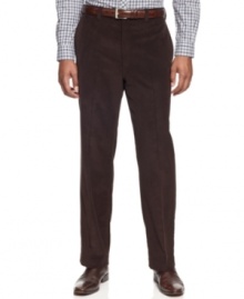 Classic corduroy. Harken back to old-school sophistication with these corduroy pants from Lauren by Ralph Lauren. Classic corduroy. Harken back to old-school sophistication with these corduroy pants from Lauren by Ralph Lauren.