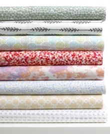 Drift off to dreamland with this Forget Me Not sheet set from Style&co., boasting a modern print and a soothing palette for totally chic comfort. Drift off to dreamland with this Forget Me Not sheet set from Style&co., boasting a modern print and a soothing palette for totally chic comfort.