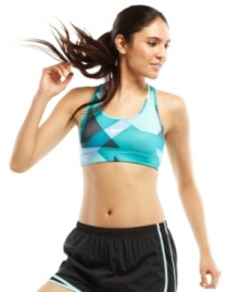 Nike's sports bra is a stylish basic for all sorts of activities! The Dri-FIT technology wicks moisture away so you keep cool and comfortable during your workout. Nike's sports bra is a stylish basic for all sorts of activities! The Dri-FIT technology wicks moisture away so you keep cool and comfortable during your workout.