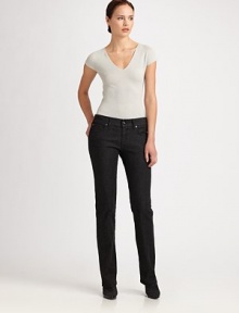 The perfect layering piece, knit with a beautifully textural ottoman stitch.V necklineRaglan cap sleeves84% viscose/8% polyamide/4% cashmere/4% silkDry cleanMade in Italy of imported fabricModel shown is 5'10½ (177cm) wearing US size 4. The perfect layering piece, knit with a beautifully textural ottoman stitch.V necklineRaglan cap sleeves84% viscose/8% polyamide/4% cashmere/4% silkDry cleanMade in Italy of imported fabricModel shown is 5'10½ (177cm) wearing US size 4.