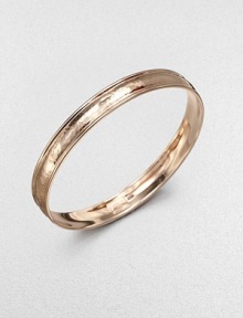 From the Glamazon Collection. A chic piece with a hammered texture in 18k gold and sterling silver with a warm 18k rose goldplating. 18k gold and sterling silver with 18k rose goldplatingDiameter, about 3Slip-on styleImported From the Glamazon Collection. A chic piece with a hammered texture in 18k gold and sterling silver with a warm 18k rose goldplating. 18k gold and sterling silver with 18k rose goldplatingDiameter, about 3Slip-on styleImported
