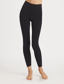 Love your shape in these first-ever cotton shaping leggings.All-over slimmingTummy-targeted to flatten bellySeamless smoothing for a flawless lookOpaqueNon-binding leg band63% cotton/21% nylon/16% elastaneMachine washImported Love your shape in these first-ever cotton shaping leggings.All-over slimmingTummy-targeted to flatten bellySeamless smoothing for a flawless lookOpaqueNon-binding leg band63% cotton/21% nylon/16% elastaneMachine washImported