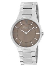 Polish up your business attire with this sophisticated timepiece from Kenneth Cole New York.
