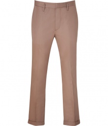 Classic sable cotton pants from Marc by Marc Jacobs - These sophisticated pants will amp up your wardrobe basics - Chino-cut with front pockets and back button-up pockets - Slim cut with cuff detail at hem - Wear with a cashmere pullover, a classic wool coat, and oxfords Classic sable cotton pants from Marc by Marc Jacobs - These sophisticated pants will amp up your wardrobe basics - Chino-cut with front pockets and back button-up pockets - Slim cut with cuff detail at hem - Wear with a cashmere pullover, a classic wool coat, and oxfords
