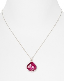 With a faceted ruby pendant, Coralia Leets' 22-karat gold necklace is elegance simplified. Day or after dark, this piece slips on to give a spectrum of looks tonal sparkle. With a faceted ruby pendant, Coralia Leets' 22-karat gold necklace is elegance simplified. Day or after dark, this piece slips on to give a spectrum of looks tonal sparkle.