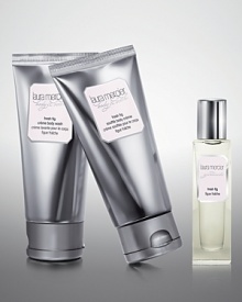 A guilt free, calorie free regimen featuring cleanser, moisturizer and fragrance for body. A guilt free, calorie free regimen featuring cleanser, moisturizer and fragrance for body.