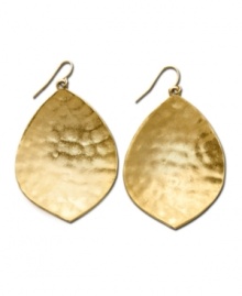Embrace the blustery season. Textured leaves add dimension and rich style to your look. Lauren by Ralph Lauren earrings crafted in gold tone mixed metal. Approximate drop: 2-1/4 inches. Embrace the blustery season. Textured leaves add dimension and rich style to your look. Lauren by Ralph Lauren earrings crafted in gold tone mixed metal. Approximate drop: 2-1/4 inches.