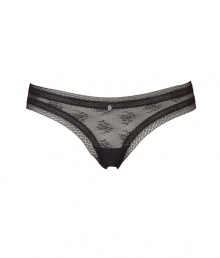 Turn up the heat with this ultra-feminine thong from Elle MacPherson Intimates - Lace-detailed waistband and hem, all-over floral lace, front crystal embellishment - Perfect under virtually any outfit or paired with a matching bra for stylish lounging Turn up the heat with this ultra-feminine thong from Elle MacPherson Intimates - Lace-detailed waistband and hem, all-over floral lace, front crystal embellishment - Perfect under virtually any outfit or paired with a matching bra for stylish lounging