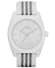 Step up your fashion game with this fresh sport watch from adidas. Step up your fashion game with this fresh sport watch from adidas.