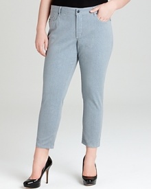Not Your Daughter's Jeans Plus Size Alisha Skinny Ankle Jeans in Grey Not Your Daughter's Jeans Plus Size Alisha Skinny Ankle Jeans in Grey