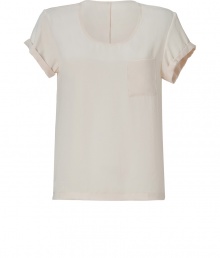 An everyday basic packed with wearing possibilities, Rag & Bones short sleeve pocket tee is a must for laid-back looks - Scoop neckline, cuffed short sleeves, chest pocket, slit sides, longer back - Loosely fitted - Wear with skinnies, flats and statement chunky jewelry An everyday basic packed with wearing possibilities, Rag & Bones short sleeve pocket tee is a must for laid-back looks - Scoop neckline, cuffed short sleeves, chest pocket, slit sides, longer back - Loosely fitted - Wear with skinnies, flats and statement chunky jewelry