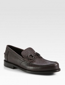 Take a step in the right direction with this loafer style that exudes modern cool, crafted in textured Italian calfskin leather.Leather upperLeather liningPadded insoleLeather soleMade in Italy Take a step in the right direction with this loafer style that exudes modern cool, crafted in textured Italian calfskin leather.Leather upperLeather liningPadded insoleLeather soleMade in Italy