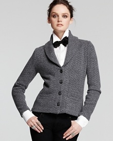 C by Bloomingdale's puts a ladylike twist on this menswear-inspired blazer with a slim silhouette and essential slit pockets. C by Bloomingdale's puts a ladylike twist on this menswear-inspired blazer with a slim silhouette and essential slit pockets.