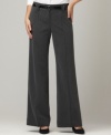 Style&co.'s petite trousers offer a chic wide-leg silhouette and come already accessorized with a matching belt! (Clearance)