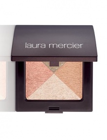 A unique baked formula that applies effortlessly while brightening the eyes, cheeks and body with a hint of natural colour and light. Contains light-reflecting properties that blend together to give the skin a healthy all-over glow. Use colors individually as eye shadows or highlighters to create the look you desire. 0.21 oz. A unique baked formula that applies effortlessly while brightening the eyes, cheeks and body with a hint of natural colour and light. Contains light-reflecting properties that blend together to give the skin a healthy all-over glow. Use colors individually as eye shadows or highlighters to create the look you desire. 0.21 oz.
