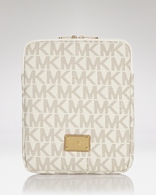 Show your label love while you browse the web with this logo-splashed iPad case from MICHAEL Michael Kors. Show your label love while you browse the web with this logo-splashed iPad case from MICHAEL Michael Kors.