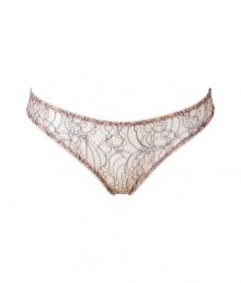 These luxe lacy Kiki de Montparnasse panties will make you feel sexy whether you wear them under your clothes or all alone - All-over floral lace print with a slight lace trim These luxe lacy Kiki de Montparnasse panties will make you feel sexy whether you wear them under your clothes or all alone - All-over floral lace print with a slight lace trim