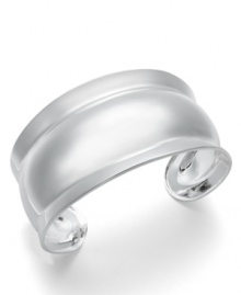 The perfect accent piece. Giani Bernini's sterling silver cuff bracelet features a polished dome-shaped design. Approximate width: 2 inches. The perfect accent piece. Giani Bernini's sterling silver cuff bracelet features a polished dome-shaped design. Approximate width: 2 inches.