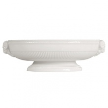 Edme large cakestand by Wedgwood. Wedgwood marks the 100th anniversary of its classic Edme collection with a refreshing update of its timeless pattern. A new antique white glaze enhances the elegant colannade embossment and laurel motif accent pieces. Sophisticated shapes and generously sized pieces make this pattern ideal for today's lifestyle. Edme large cakestand by Wedgwood. Wedgwood marks the 100th anniversary of its classic Edme collection with a refreshing update of its timeless pattern. A new antique white glaze enhances the elegant colannade embossment and laurel motif accent pieces. Sophisticated shapes and generously sized pieces make this pattern ideal for today's lifestyle.