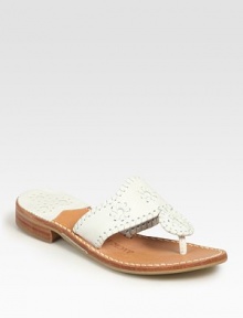 A fresh leather flat has ornate, braid detail. Stacked heel, 1 (25mm) Leather lining and sole Made in USAOUR FIT MODEL RECOMMENDS ordering true size.. A fresh leather flat has ornate, braid detail. Stacked heel, 1 (25mm) Leather lining and sole Made in USAOUR FIT MODEL RECOMMENDS ordering true size..