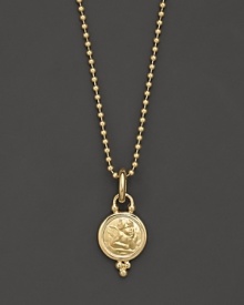 18K yellow gold angel pendant. Designed by Temple St. Clair. 18K yellow gold angel pendant. Designed by Temple St. Clair.