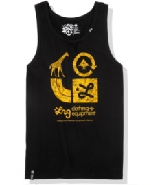 Exercise your right to bare arms in this chilled-out graphic tee from LRG. Exercise your right to bare arms in this chilled-out graphic tee from LRG.
