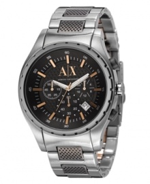 Time for everyday finery with this AX Armani Exchange watch. Time for everyday finery with this AX Armani Exchange watch.