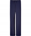 Amp up your leisure-ready style with these luxe jazz pants from La Perla - Drawstring waist, loose fit, slightly flared leg - Pair with a tee, a slim hoodie, and ballet flats