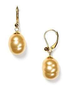 Reinvigorated man-made pearls turn a classic style to contemporary. Designed on Euro-wire posts. For pierced ears. Reinvigorated man-made pearls turn a classic style to contemporary. Designed on Euro-wire posts. For pierced ears.