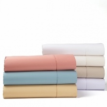 In a rainbow of cool, contemporary colors to suit any decor, this 500-thread count Sky queen sheet set is an ultra-soft essential. In a rainbow of cool, contemporary colors to suit any decor, this 500-thread count Sky queen sheet set is an ultra-soft essential.
