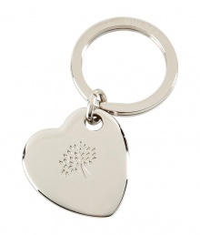 Add instant luxe to the everyday with this chic keychain from It luxury label Mulberry - Silver-tone heart keychain with logo detail - Perfect for daily use or as a thoughtful gift Add instant luxe to the everyday with this chic keychain from It luxury label Mulberry - Silver-tone heart keychain with logo detail - Perfect for daily use or as a thoughtful gift