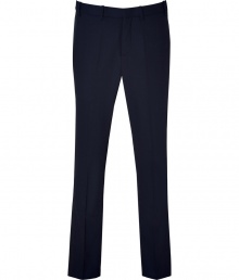 Bring instant luxe to your cocktail-party attire with these modernized tuxedo pants from Neil Barrett- Flat front, off-seam pockets, back welt pockets with button, slim fit, classic tuxedo stripe down leg - Style with a sleek button down, a classic blazer, and dress shoes Bring instant luxe to your cocktail-party attire with these modernized tuxedo pants from Neil Barrett- Flat front, off-seam pockets, back welt pockets with button, slim fit, classic tuxedo stripe down leg - Style with a sleek button down, a classic blazer, and dress shoes