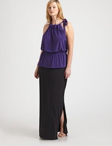 A beloved design with a sultry side slit made from soft modal, with a hint of stretch for a phenomenal fit.Elasticized waistbandSide slitAbout 42 long95% modal/5% elastaneHand washImportedAdditional Information Women's Salon Z Size Guide A beloved design with a sultry side slit made from soft modal, with a hint of stretch for a phenomenal fit.Elasticized waistbandSide slitAbout 42 long95% modal/5% elastaneHand washImportedAdditional Information Women's Salon Z Size Guide