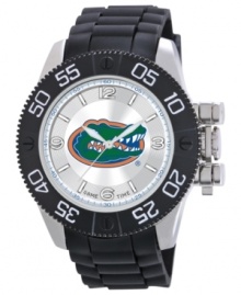 Go Gators! Root for your team 24/7 with this sporty watch from Game Time. Features a University of Florida logo at the dial.