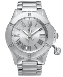 Flaunt your fashion status with this shimmering Rich Girl watch by Juicy Couture.