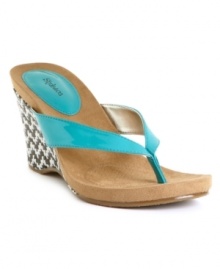 As fun as you want to make them. The adorable Chicklet sandals by Style&co. feature a flirty wedge heel covered in the print of your choice. (Clearance) As fun as you want to make them. The adorable Chicklet sandals by Style&co. feature a flirty wedge heel covered in the print of your choice. (Clearance)