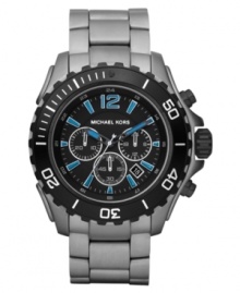 A handsome sport watch from Michael Kors built with tough titanium for long-lasting style. A handsome sport watch from Michael Kors built with tough titanium for long-lasting style.