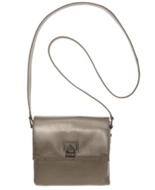 Luxe leather and polished accents give this Calvin Klein design a timelessly posh appeal. Stay organized with this simplistically chic crossbody with classic Calvin detailing. Luxe leather and polished accents give this Calvin Klein design a timelessly posh appeal. Stay organized with this simplistically chic crossbody with classic Calvin detailing.