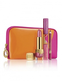 Be a Modern Artist. Master the art of the perfect lip with chic pink shades of Candy, Shocking Pink, Raspberry Pop and Fuchsia. This gift collection includes a modern, color-block case with Pure Color Lipstick in Full-Size, Pure Color Gloss and Double Wear Lip Pencil. Be a Modern Artist. Master the art of the perfect lip with chic pink shades of Candy, Shocking Pink, Raspberry Pop and Fuchsia. This gift collection includes a modern, color-block case with Pure Color Lipstick in Full-Size, Pure Color Gloss and Double Wear Lip Pencil.