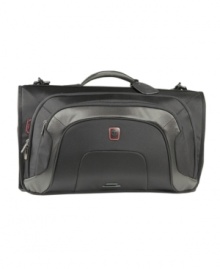 Every well-dressed traveler needs a bag to suit his style. The Tumi T-Tech garment bag is packed with full-size features that you'll be able to bring aboard any plane. Take along clothing for every occasion with a universal hanger bracket and a variety of pockets for folded garments and accessories. Full Tumi warranty. Every well-dressed traveler needs a bag to suit his style. The Tumi T-Tech garment bag is packed with full-size features that you'll be able to bring aboard any plane. Take along clothing for every occasion with a universal hanger bracket and a variety of pockets for folded garments and accessories. Full Tumi warranty.