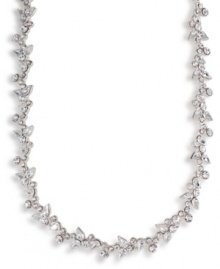Add a hint of glitter to your neckline for an extra special touch. Carolee necklace features a floral design crafted in sparkling clear crystals. Set in mixed metal. Approximate length: 16 inches + 2-inch extender. Add a hint of glitter to your neckline for an extra special touch. Carolee necklace features a floral design crafted in sparkling clear crystals. Set in mixed metal. Approximate length: 16 inches + 2-inch extender.