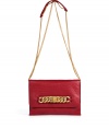 With a hint of ladylike sophistication, this ultra-chic day-to-night purse from Marc by Marc Jacobs will give your look an instant upgrade - Front flap with gold-toned logo bracelet chain detail, hidden magnetic snaps under flap, chain-link shoulder strap with leather padding - Wear with an elevated jeans-and-tee ensemble or with a casual cocktail look