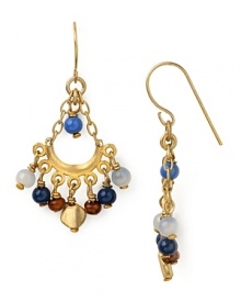 Bohemian style proves positively alluring with these beaded chandelier disc earrings from Lauren by Ralph Lauren. This eclectic pair is designed to catch the light and glances. Bohemian style proves positively alluring with these beaded chandelier disc earrings from Lauren by Ralph Lauren. This eclectic pair is designed to catch the light and glances.