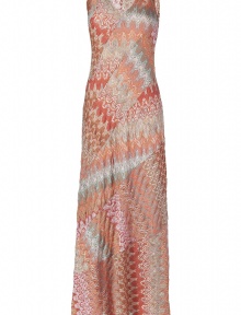 Ultra-stylish coral multicolor maxi dress - Make a statement in this chic dress thats super flattering and easy to wear - Luxurious patchwork print thats classic Missoni - Style with a cashmere throw, platforms, and a multi-layer necklace - Wear with ballet flats and a slim denim jacket for everyday chic Ultra-stylish coral multicolor maxi dress - Make a statement in this chic dress thats super flattering and easy to wear - Luxurious patchwork print thats classic Missoni - Style with a cashmere throw, platforms, and a multi-layer necklace - Wear with ballet flats and a slim denim jacket for everyday chic