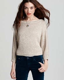 Sequins adorn this slouchy-chic Splendid sweater, for low-key luxe. The relaxed silhouette strikes the perfect balance with your favorite skinnies. Sequins adorn this slouchy-chic Splendid sweater, for low-key luxe. The relaxed silhouette strikes the perfect balance with your favorite skinnies.